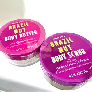 Trader Joes Brazil Nut Body Butter & Body Scrub